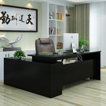 Bosdesk Manager Office table and chair supervisor table simple modern single large class with filing cabinet office furniture