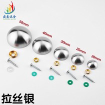 304 stainless steel hemispherical mirror nails Glass mirror nails decorative nails Acrylic decorative cover advertising nails semicircular mirror nails