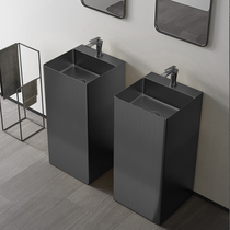 Deya Nordic 304 stainless steel column washbasin bar column basin one floor-standing balcony wash basin