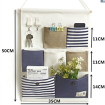 Storage bag hanging bag hanging wall hanging door behind student dormitory artifact mobile phone wardrobe storage bag hanging bag