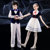 Childrens Chorus Clothes Primary And Secondary School Raw Boys Girls Great Choir Performance Suit Poetry Recital Dance Play full set
