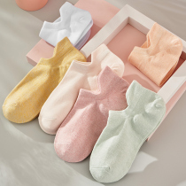 Socks Children Short Socks Invisible Light Mouth Spring Summer Slim pure cotton Deodorized Anti-Wear foot boat Sox Korean version Ins Chaostocking