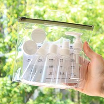 Travel bottle spray bottle set Press bottle cosmetics spray bottle empty bottle hand sanitizer portable plastic small spray pot