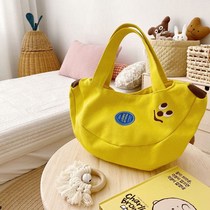 New INS Wind children banana bag portable small bag girl baby coin purse canvas bag cute style fashion