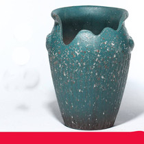 Notch shape Cliff thin high fleshy flower pot Cut ceramic purple sand plant master flower old pile breathable ceramic pot