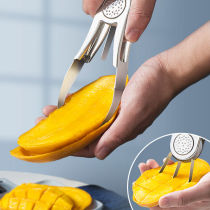 Net red fruit knife cutting mango artifact 304 stainless steel eating fruit special knife to core cutting diced