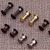 New long assembled black pair lock binding rivet pair lock child mother small bag screw rivet flat head screw