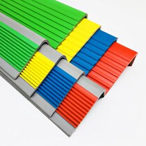 Stair non-slip strip step stickers step pressure strips PVC rubber strips silicone floor edge strips corner edging self-adhesive