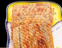 (walnut bear _ eel slices) baked eel dry snack fish fillet sea-taste seafood ready-to-eat