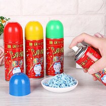 Christmas snowflakes wedding wedding supplies color spray snow spray event celebration hand spray ribbon birthday party color bars