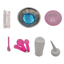 DIY mask bowl tools 6 pieces of green melon mask bowl suit turmelon face mask grinding machine mask powder