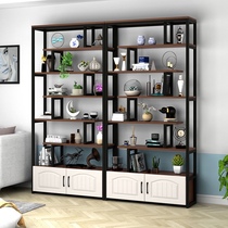 Shelf shelf Multi-Layer Display Cabinet steel wood free combination cosmetics mother and baby store with cabinet product display shelf