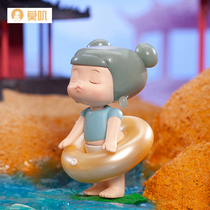 Elf blind box National Tide Original IP swimming hand decoration girl cute toy send girl birthday gift