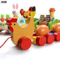 Drag toddler toy car pull car baby boy pull 1-2 3 year old one year old baby boy car