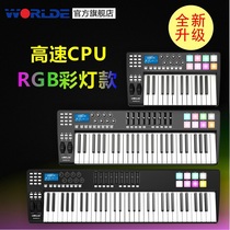 worlde-PANDA25-key professional arranger keyboard midi keyboard Music keyboard Percussion pad Electric keyboard