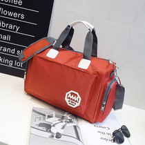 One-shoulder bag male hand luggage female mass clothes storage bag short-distance travel deng ji bao gym bag