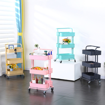 Hairdressing tool cart beauty cart trolley beauty salon special beauty cart barber shop rack small shelf