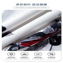 Mens underwear mens ice silk flat corner pants plus fattening up to 200 catty fat and fattening guys four-corner pants head summer