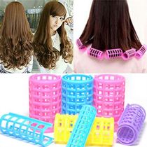 Korean air bangs roll does not hurt hair artifact plastic curling hair curler hair curler hair curling lazy inner buckle
