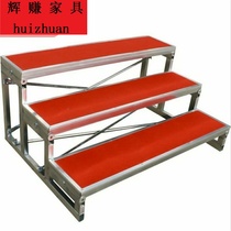 Thickened custom multi-purpose stepped pedal bench red carpet chorus bench custom-made wedding steps performance photography H