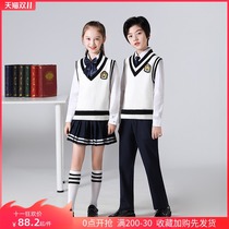 Childrens performance uniforms primary and secondary school students chorus poems school uniforms kindergarten uniforms English performance costumes