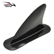5inch one-piece surfing paddle board SUP fin PVC water-dividing piece water skiing board side tail fin auxiliary fin surfing equipment
