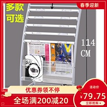 Press Rack Landing Magazine Containing Shelf Clip Newspaper Rack Iron Aluminum Alloy Web Bar Information Shelf exhibition rack Advertisement shelf