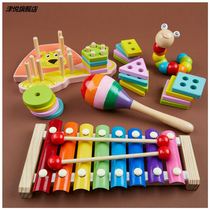 Jin Yue Young Children Baby eight-tone hand piano small xylophone instrument 8 months baby educational toy 1 a 2 years old 3