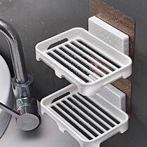 Special soap tray punch-free Creative box new suction cup wall-mounted drain toilet soap holder soap box