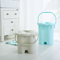 Fall-resistant cap thickened foot bath bucket massage foot tub plastic portable foot wash basin