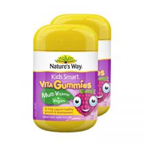 Australia Natures Way Jiasimin Children Vitamin Vegetable Nutritional Fudge 60 tablets