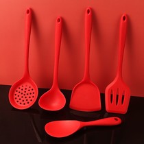 Food grade silicone spatula non-stick pan special cooking shovel high temperature four-piece kitchen supplies direct sales