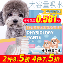 Mother dog raw pants pet diapers Teddy special safety aunt towel hygiene female menstruation