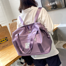 Double Shoulder Carry-on Travel Bag Large Capacity Girl Light To Produce Bag Cashier Bag Short Luggage Bag 2021 New Tide