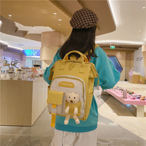 Go out baby mama portable bag cute double shoulder bag 2021 new number light Mummy large capacity Outer surrogacy