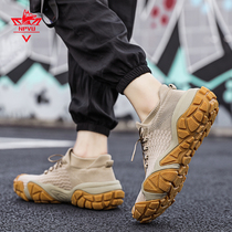 Outdoor climbing shoes light and breathable climbing Mountain mens shoes wear resistant anti-slip mesh face Hiking Shoes Hiking Shoes Women Spring Summer Fashion