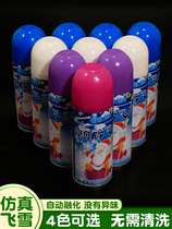 Snow spray snow making snow spray tremble sound Snow short video Snowflake transformation flying snow fake snow foam hand spray Festival