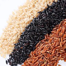 (Wuchang three-color brown rice) Northeast rice grains grains whole grains fitness black rice red rice