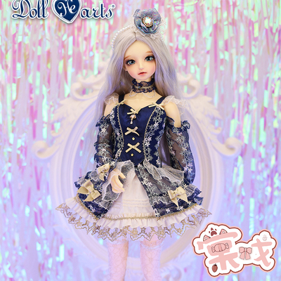 taobao agent [Tang Opera BJD] Clothing [Dollhearts] DH 靛 Blue Dream Flower 3 -point baby clothing limited edition