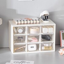 Jiugong grid storage box cosmetics storage box desktop rack student dormitory stationery book desktop transformation