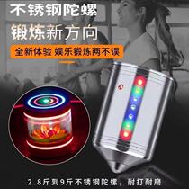 Top Large All Stainless Steel Adults Middle Aged Music Metal Fitness Luminous Pumping Ice Gaga Monkey Great Tops Toy