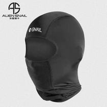 Alien Snail Motorcycle Riding Hood Suction sweat Ventilation Warm All Season Breathable contains Helmet Lining Mens Equipment