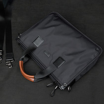 Fashion Single Shoulder Bag Oxford Cloth Briefcase Handbag Canvas Cross Section Large Capacity Mens Diagonal Satchel Computer Bag