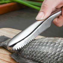 Buy 1 send 1 stainless steel fish scale planing home scramping machine Scalper Fish Scale Knife Scraping Fish Scale Brush to fish scale tools