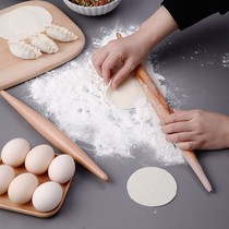 Rolling pin household solid wood rolling pin artifact extra large length extended bold rolling pin double pointed pole dumpling skin Special Purpose