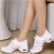 New Square Dance Shoes Summer White Dance Shoes Women Modern Dancing Shoes With Mesh Face Soft-bottom Water Soldiers Dance Shoes