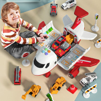 Children Toys Small Car Fire Excavation Crane Track Parking Lot Engineering Suit Plane Boy Baby Alloy