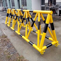 School barricade mobile iron horse guardrail according to horse railing anti-horse protection anti-impact fence support order
