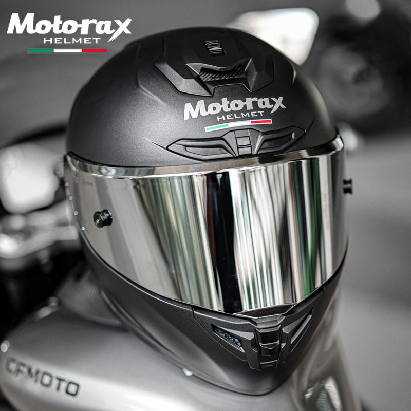 MOTORAX モレックス R50S ヘルメット メンズ バイク フルフェイスヘルメット レディース ブラック ゴールド フォーシーズン ユニバーサル ウィンター テールウイング