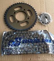 Motorcycle chain suit suitable for luxury silver leopard HJ125K GS125 chain sprockets Taiko chain disc set chain